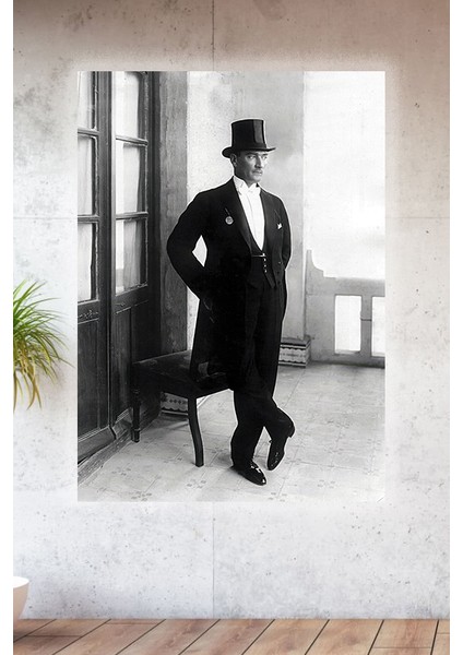 Metal Baskılı Atatürk Koleksiyonu Tablo No 77 - 15 cm x 20 cm