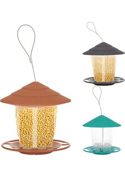 Kuş Besleyici Açık havada Asılı Ağır Hava Direnci Kuş severler için Yaban Kuş Besleyici Fikirleri Yemek-A (Yurt Dışından) fiyatları