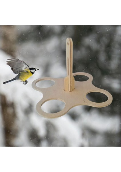 Açık Basit Besleyici, DIY Tezgah Asma Kuş Besleyici, Taşınabilir Beslenme İstasyonu Bahçe Ev Kuş Kartservasyonu (Yurt Dışından) fırsatları