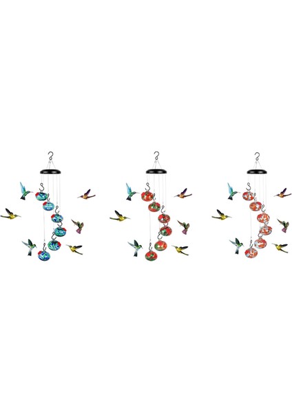 3pcs rüzgar çanları açık havada asma karınca ve arı kanıtı için kuş besleyicileri, asla sızıntı, dış için mükemmel bahçe dekoru (Yurt Dışından)