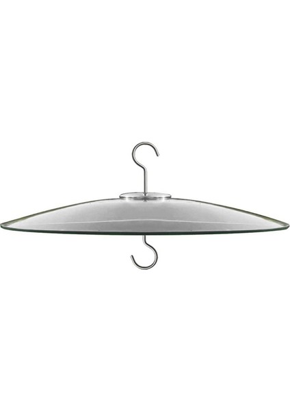 Kuş besleyicileri için cam sincap bölmesi kutup - çoban kancaları/post asma - 13 inç büyük hava koruyucusu (Yurt Dışından)