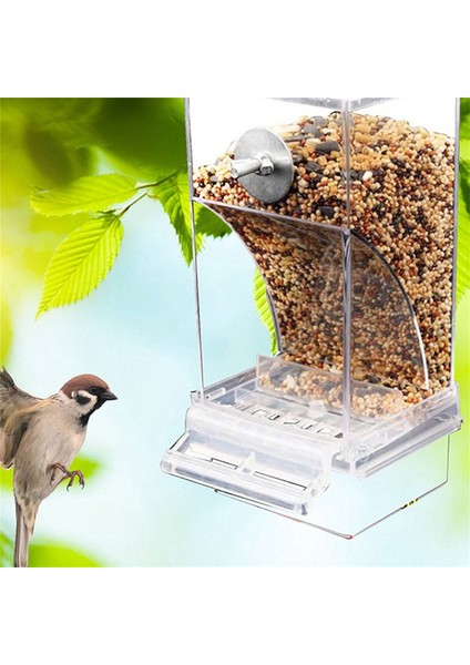 Şeffaf Kuş Besleyiciler Otomatik Papağan Besleyici İçen Tohum Gıda Konteyner Kafesi Küçük ve orta muhabbet kuşları (Yurt Dışından) modelleri