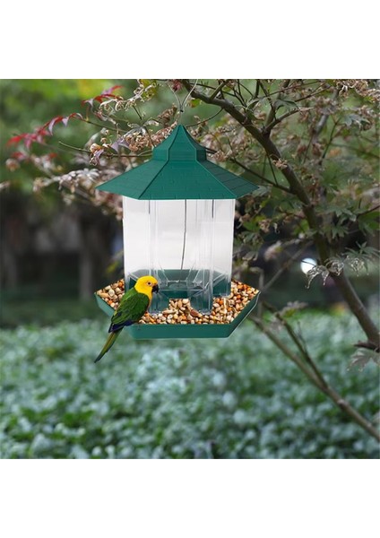 Vahşi Kuş Besleyiciler Çabuk Kuş Besleyici Besleme Kasesi Bahçe B için 6 Besleme Portu ile Büyük Kapasite Asma İstasyonu (Yurt Dışından) fiyatları
