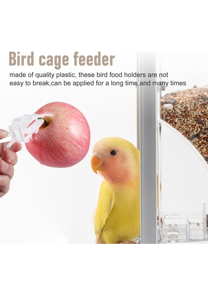 6pcs Kuşlar İçin Sebze Klipsi Kuş Kafesi Besleyici Paprik Sebze ve Meyve Besleme (Yurt Dışından) indirimleri