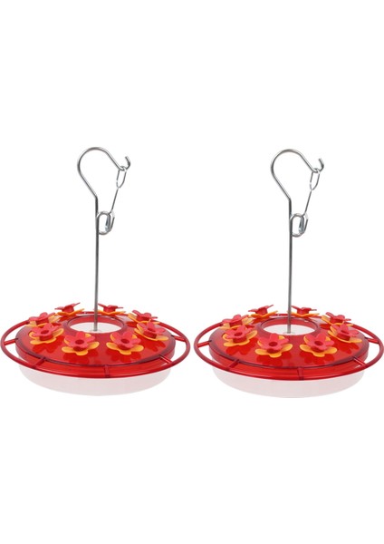 2 adet kuş besleyici asılı kırmızı kanca kuş besleyici kuş besleyici (Yurt Dışından)