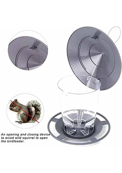 Yabani Kuş Besleyici, Squirrel geçirmez kuş besleyici dışında, Yuvarlak şekilli çatı yeşili olan yabani kuş besleyici asılı (Yurt Dışından) fırsatları