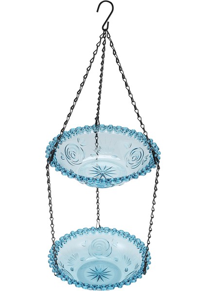 2 katmanlı çiçek tasarımı ile arı besleyici, Kelebek Banyosu Kuş Yemek Tepsisi beslemek için Asılı Arı Sulama İstasyonu (Yurt Dışından) fiyatları