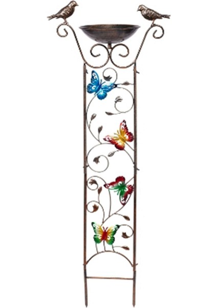 Açık Kuş Banyosu Kelebek Bahçesi Kafes Bahçesi Dekorasyon Metal Banyoları Bitki Tırmanma Çerçevesi (Yurt Dışından)