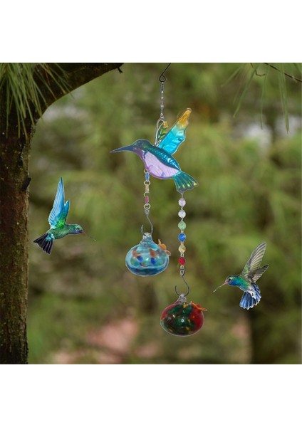 Vitray Besleyici Rüzgar Zil Kuş Su Besleyici Kuşları Beslemek İçin (Yurt Dışından) modelleri