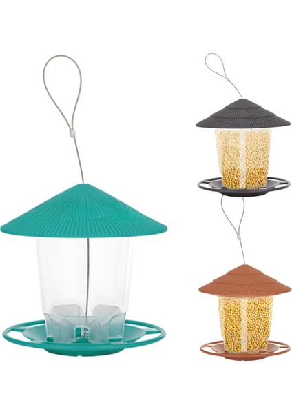 Kuş Besleyici Açık havada asılı Hava Direnci Asılı Kuş Aşıklar için Yaban Kuş Besleyici Fikirleri Gıda-B (Yurt Dışından) modelleri