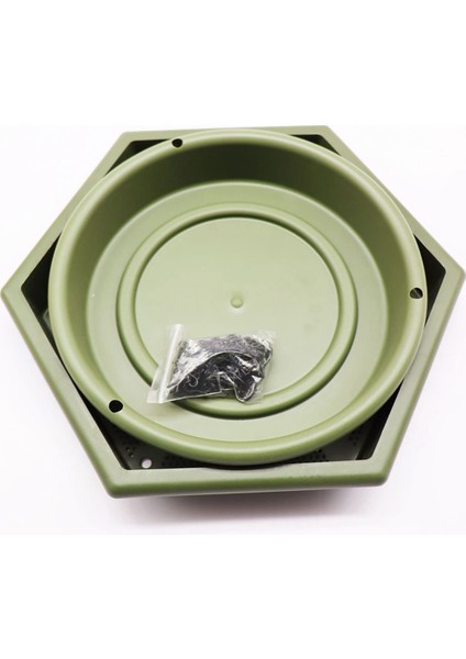 Asılı Kuş Besleyici Tepsisi Su Düzenli Plastik Kuş Banyosu Tepsisi ve Besleyici Dışarı için Yok Kuş Besleyici Askı (Yurt Dışından) modelleri