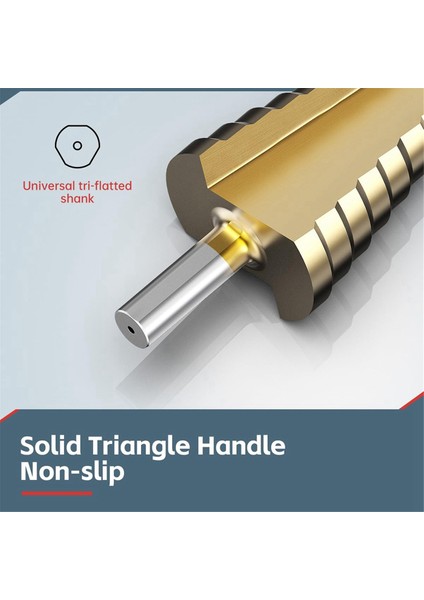 Adım Matkap Bit Seti 3pcs Titanyum Adım Matkap Bitleri Metrik 4mm Ila 32MM HSS6542 Metal Ahşap Pvc A Için Matkap Konı Bıts (Yurt Dışından) indirimleri