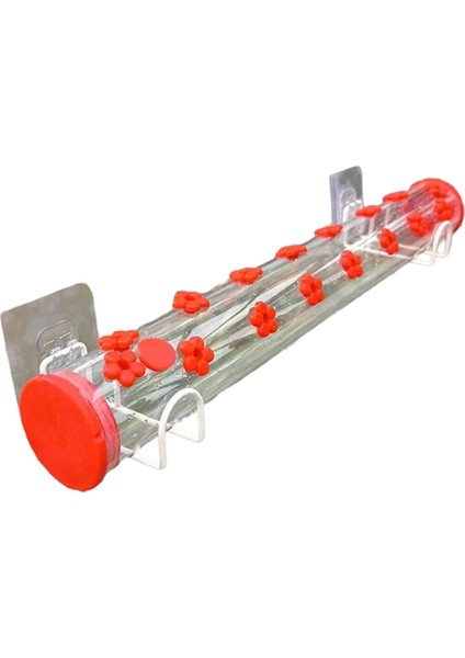 Kuş Besleyici Penceresi Kuş Besleyici 2 Çelik Stand, Besleme Portları, Açık Kuş Besleyici Doldurması Kolay, 50cm (Yurt Dışından)