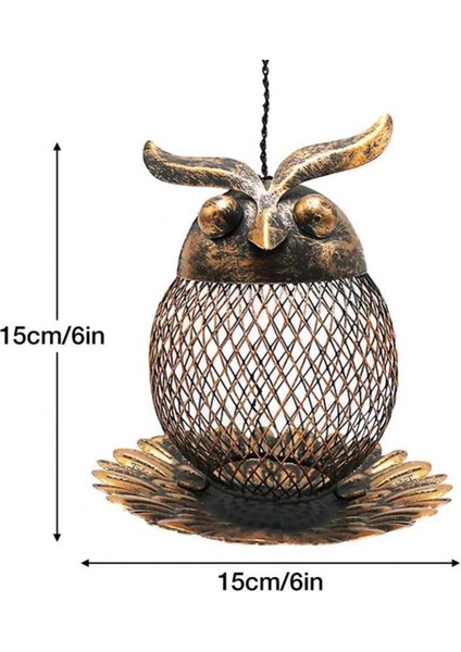 Açık bahçe vahşi kuş besleyici asılı kuş besleyicileri, metal örgü vahşi kuş besleyici dışarıdan bahçe avlusu dekor (Yurt Dışından) fırsatları