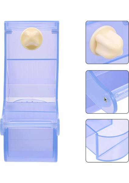 Papağan besleyici kuş gıda kasesi papağan konteyneri basit yapı besleme kasesi kuşlar kuş besleyici b (Yurt Dışından) modelleri