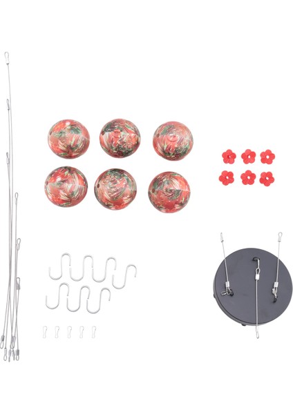 Yeni Rüzgar Zil Kuş Besleyici Bahçe Dekoru Dış Mekan, Asılı Kuş Besleyici ve Pencere Bağlantısı (Yurt Dışından)