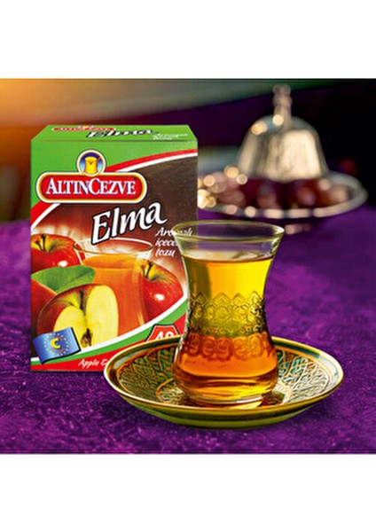 Elma Aromalı Tek Kullanımlık İçecek Tozu 40 Paket 1.5 Gr Soğuk ve Sıcak İçim indirimleri