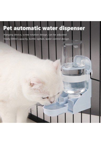 500ml Pet Papağan Kuşlar İçen güvercin tavşan içme suyu besleyici kase kedi köpek kafesi asılı su dağıtıcı cihaz (Yurt Dışından) modelleri