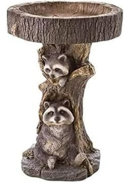 Şık ve sevimli reçine su havzası, reçine dış mekan kuş besleyici kuş banyosu, bahçe avlusu dış mekan dekorasyonu b (Yurt Dışından)