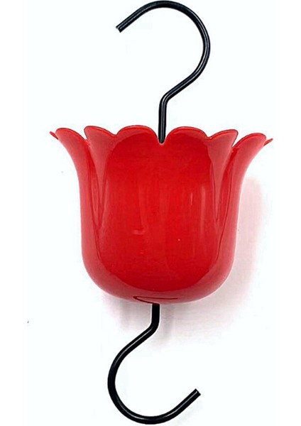 4 Pack Büyük Kapasiteli Su Besleyicisi Asma Hank ve Temizleme Fırçası (Kırmızı) (Yurt Dışından)