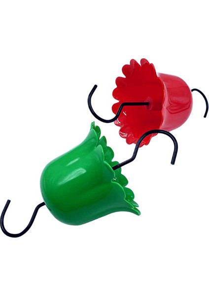 4 Pack Büyük Kapasiteli Su Besleyicisi Asma Hank ve Temizleme Fırçası (Kırmızı) (Yurt Dışından) indirimleri