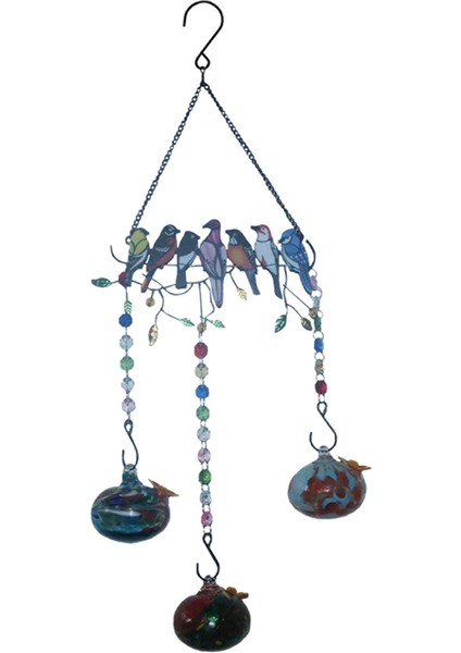 Büyüleyici rüzgar çanları kuş besleyicileri, açık havada asılı karınca ve arı için kuş besleyicileri (Yurt Dışından)