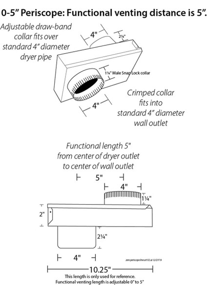 Kurutma Makinesi Havalandırma Periskobu Kurutma Makinesi Havalandırma Adaptörü Hortumun Katlanmasını ve Tıkanmasını Önleyin Kurutma Makinesi Yedek Parçaları (Yurt Dışından) indirimleri