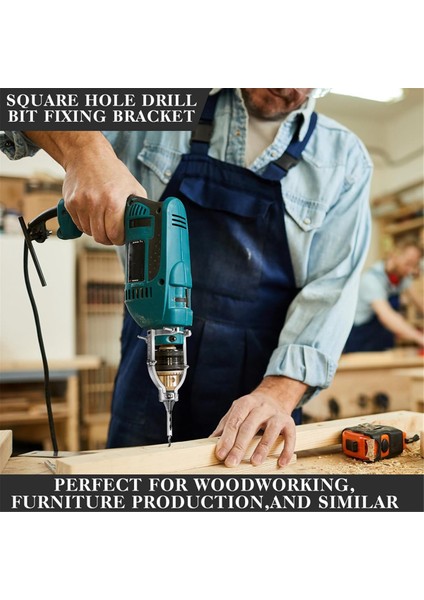 Kare Delik Matkap Bitleri Adaptörü ve Kare Delik Matkap Bit Seti Matkap Pres Içi Boş Kepçel (Yurt Dışından) fiyatları