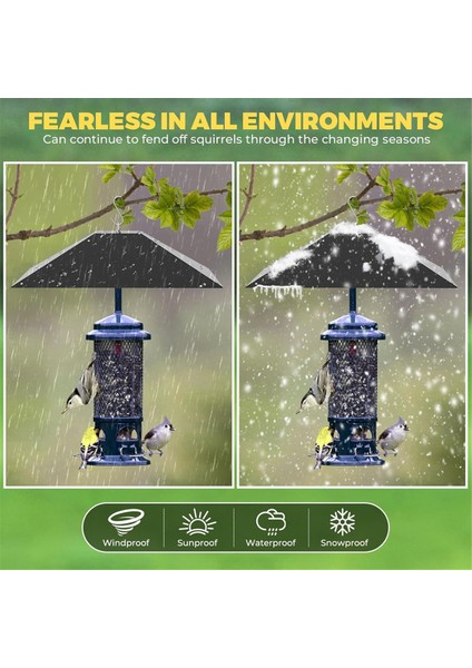 Metal sincap bölmesi asılı Sincap Kanıtı Kuş Besleyici için Hava Dayanıklı Sincap Dış Mekan Asma İçin Koruma (Yurt Dışından) fiyatları