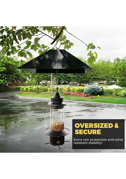 Metal sincap bölmesi asılı Sincap Kanıtı Kuş Besleyici için Hava Dayanıklı Sincap Dış Mekan Asma İçin Koruma (Yurt Dışından) modelleri