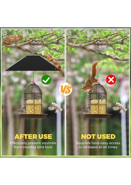 Metal sincap bölmesi asılı Sincap Kanıtı Kuş Besleyici için Hava Dayanıklı Sincap Dış Mekan Asma İçin Koruma (Yurt Dışından) indirimleri