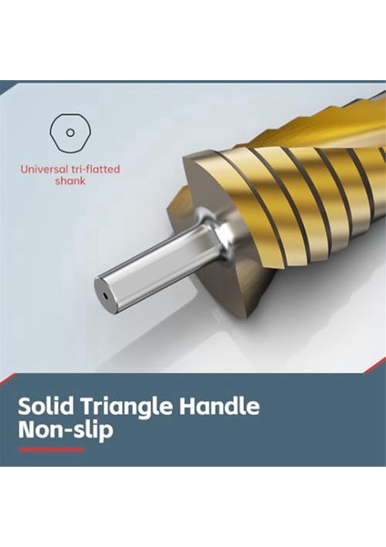 Adım Matkap Bit Seti 3pcs Titanyum Adım Matkap Bitler Metrik 4mm Ila 32MM HSS6542 Metal Ahşap Pvc B Için Matkap Bitleri (Yurt Dışından) indirimleri