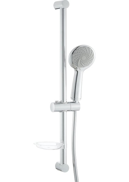 Samba A45680STA 3f Sürgülü El Duşu Takımı, 6 L/dk Su Akışı, Duvara Monte, Krom fırsatları