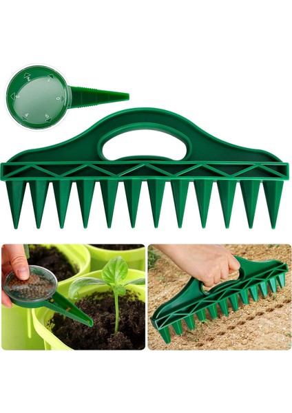 12 Delik Tohum -In Toprak Ekici - Tohum ve Ampul Ekmek Için Ayarlanabilir Tohum Dağıtıcı ile Bahçe Tohumu Aralayıcı (Yurt Dışından) fırsatları
