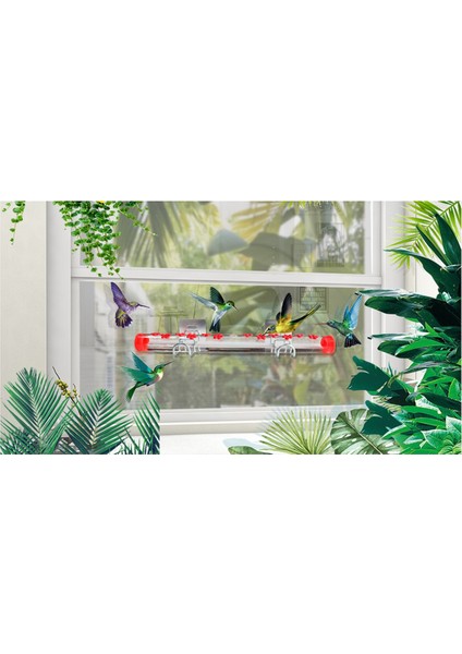 Kuş Besleyici Penceresi Kuş Besleyici 2 Çelik Stand, Besleme Portları, Açık Kuş Besleyici Doldurması Kolay, 40cm (Yurt Dışından) modelleri