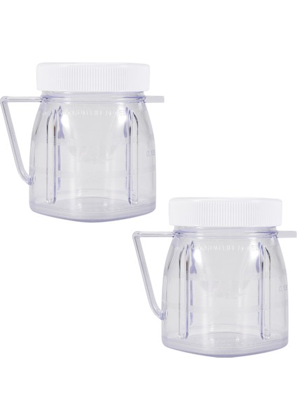 Oster Izer Için 2'li Yedek Parça Paketi Çoğu Blender Aksesuarı 1 Bardak Mini Plastik Kavanozla Uyumludur (Yurt Dışından)