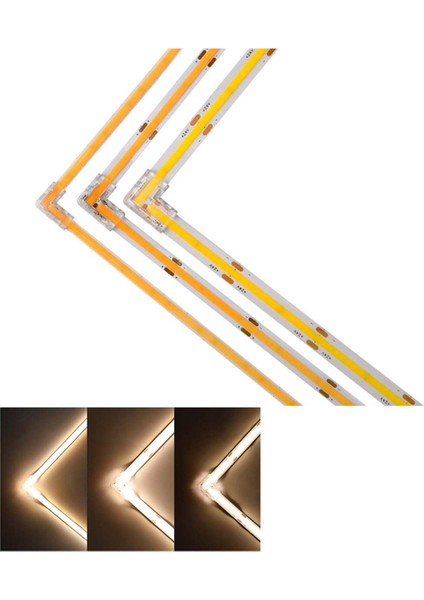 LED Işık Şerit Konnektörü Sağ Açılı Konektör Koçanı Rgb Işık Şeridi 90 Derece L Şeker 10MM (Yurt Dışından) modelleri