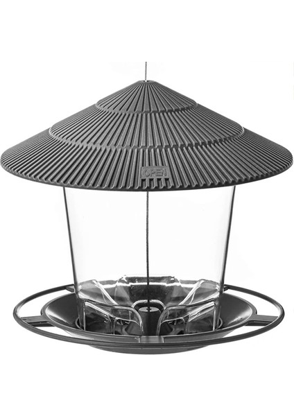 Kuş Besleyiciler Açık havada asılı Sincap Kanıtı Kolay Temiz ve Doldur Ayarlanabilir Besleyici Çoklu Delik Dağıtıcı Tutucu Gıda A (Yurt Dışından)