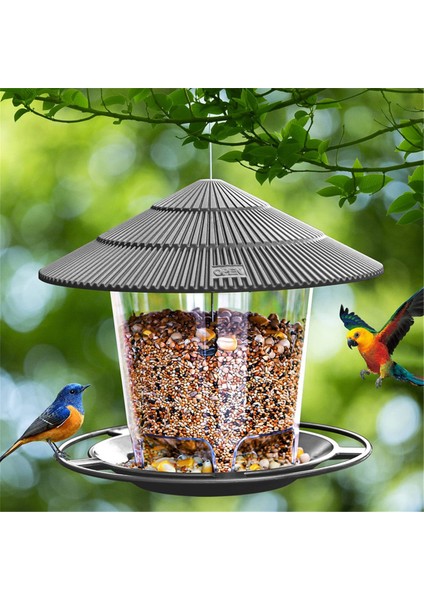 Kuş Besleyiciler Açık havada asılı Sincap Kanıtı Kolay Temiz ve Doldur Ayarlanabilir Besleyici Çoklu Delik Dağıtıcı Tutucu Gıda A (Yurt Dışından) modelleri