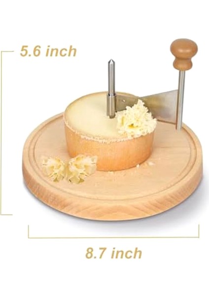 Paslanmaz Çelik Peynir Kıvırıcı ve Peynir Rendeleyici - De Moine Peyniri ve Çikolatası Için Mükemmel, Çok Işlevli ve Paslanmaz (Yurt Dışından) fiyatları