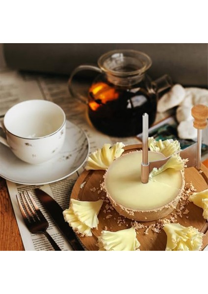 Paslanmaz Çelik Peynir Kıvırıcı ve Peynir Rendeleyici - De Moine Peyniri ve Çikolatası Için Mükemmel, Çok Işlevli ve Paslanmaz (Yurt Dışından) indirimleri