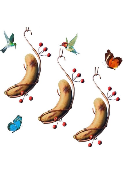 Kelebek Muz Hamak Dış Mekan Habitat, Bahçe Dekoru ve Kelebek Çekici Dekor 3 PCS için (Yurt Dışından) fiyatları