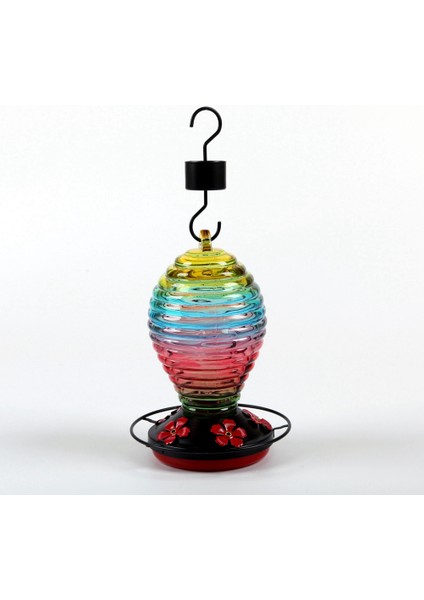 Renkli Kuş Waterer Kuş Besleyici Anti-Sanat Vitray Besleyici Açık hava asma için uygun (Yurt Dışından) modelleri