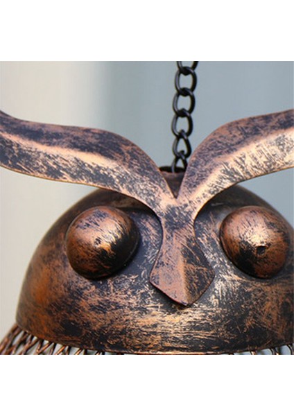 Baykuş Kuş Besleyici Asma Demir Yabani Kuş Besleyici Parrot Papakeet Aksesuarları Arka Bahçe Dekorasyon Hediyeleri (Yurt Dışından)