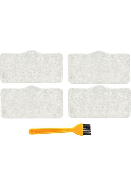 Xiaomi Deerma Dem ZQ600 ZQ610 El Temizleyici Paspas Aksesuarı Için 5 Adet Buharlı Elektrikli Süpürge Paspas Bezi Temizleme Pedleri (Yurt Dışından)
