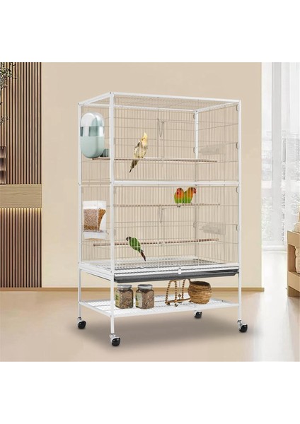 Dağınık Kuş Besleyici ve Su Dağıtıcı Seti - Otomatik Besleme ve Hidrasyon, Papağanlar İçin Parkeet Kafes Aksesuarları (Yurt Dışından) fırsatları