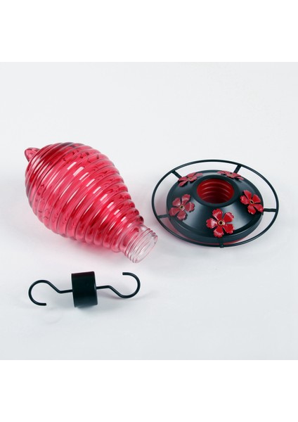 Kırmızı Bird Water Kuş Besleyici Anti-Sanat Vitray Besleyici Açık hava asma için uygun (Yurt Dışından) fiyatları