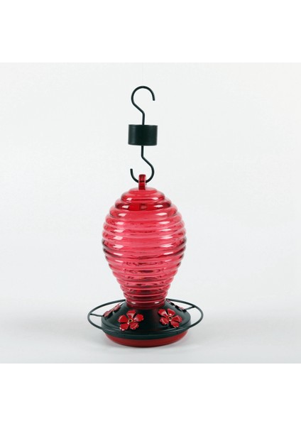 Kırmızı Bird Water Kuş Besleyici Anti-Sanat Vitray Besleyici Açık hava asma için uygun (Yurt Dışından) fırsatları