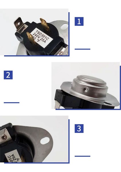 3387134 Kurutma Makinesi Döngüsü Termostatı Için Yedek Parçalar - 3387135 3387139 WP3387134VP 306910 3387134 Için Kolay Kurulum (Yurt Dışından) fiyatları