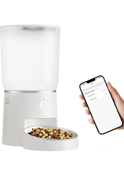 Uygulama Kontrolü Otomatik Pet Besleyici, 4.2L 2.4G WiFi Etkin Pet Besleyici, Kediler ve Köpek B için Çift Kase Otomatik Evcil Hayvan Yiyesi Dispanser (Yurt Dışından) fiyatları